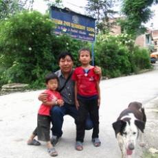 Chinima, Causin and Lhakpa, Happy Home Nepal